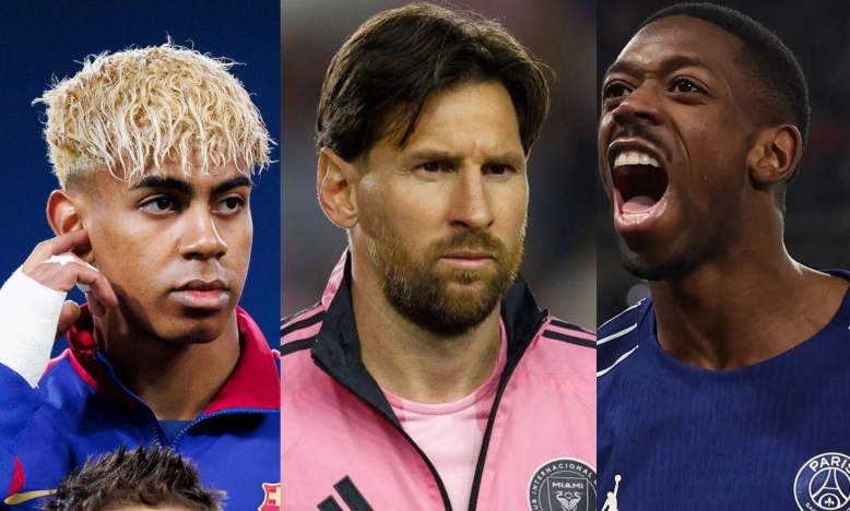 Cầu thủ xuất sắc nhất 2025: Dembele top 2, Messi góp mặt