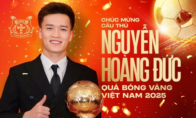 CĐV Thái Lan kinh ngạc khi Hoàng Đức giành 3 QBV Việt Nam