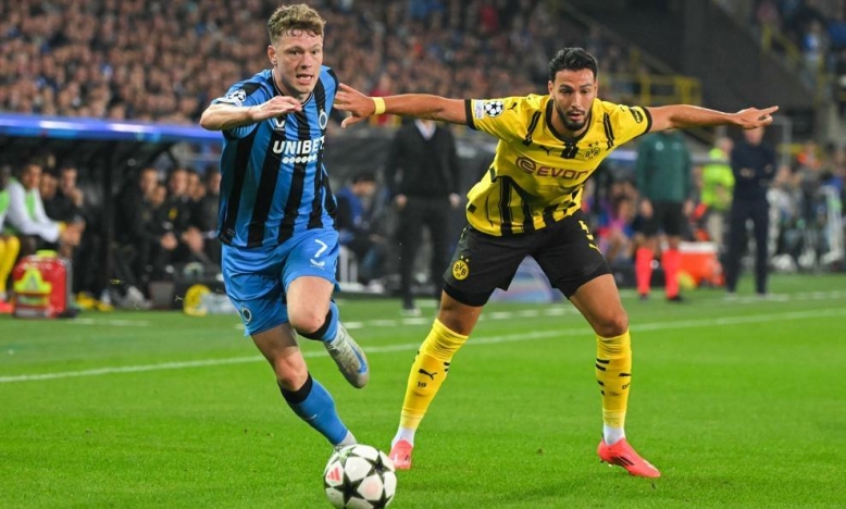 Trực tiếp Club Brugge 0-0 Dortmund: Đội khách áp đảo