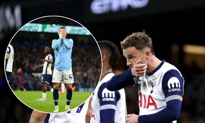 Gục ngã trước Tottenham, Man City thua trận thứ 5 liên tiếp