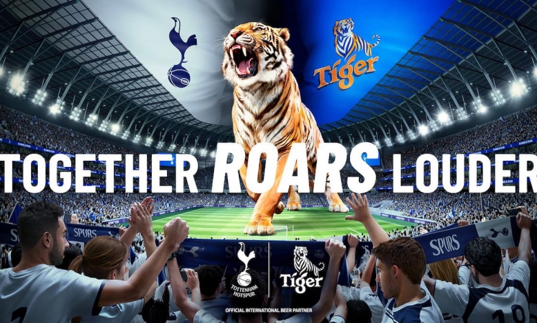 Tiger Beer và cú bắt tay “khuấy đảo” cộng đồng bóng đá cùng CLB Tottenham Hotspur