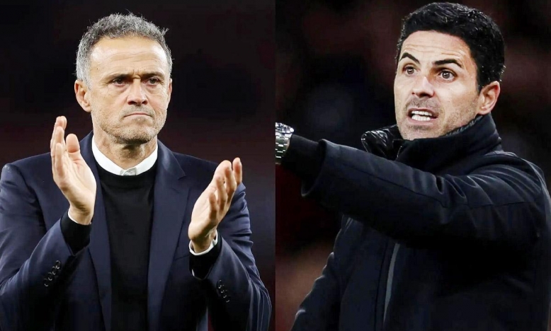 HLV Enrique phản pháo Arteta về phát ngôn Arsenal tốt hơn PSG