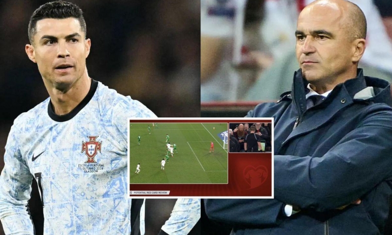 HLV Bồ Đào Nha: 'Ronaldo thật xui xẻo. Góc quay khiến mọi thứ tệ hơn thực tế'