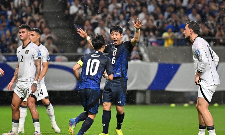 Indonesia khép lại VL 3 World Cup bằng trận thua đậm Nhật Bản
