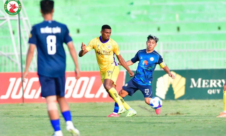 Trực tiếp Bình Định 2-4 Hà Nội: Chia tay V-League
