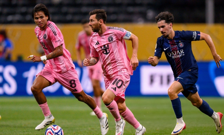 Messi mờ nhạt, Inter Miami bị PSG vùi dập 4 bàn không gỡ