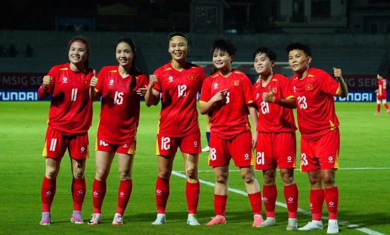 Trực tiếp nữ Việt Nam 6-0 nữ Campuchia: Thăng hoa
