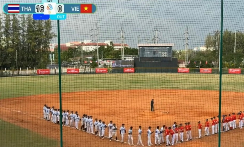Trực tiếp SEA Games 33 hôm nay 5/12: Bóng chày Việt Nam 0-16 Thái Lan