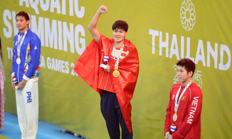 NÓNG: Bơi lội Việt Nam có Huy chương Vàng đầu tiên