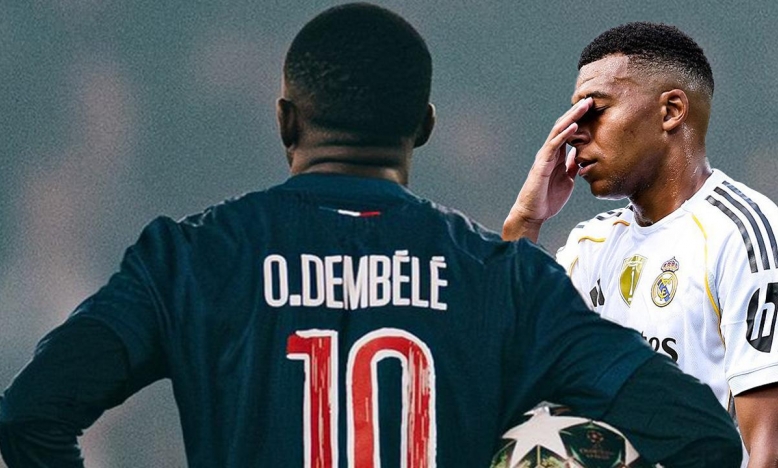 Mbappe mắc kẹt giữa cái bóng của Dembele