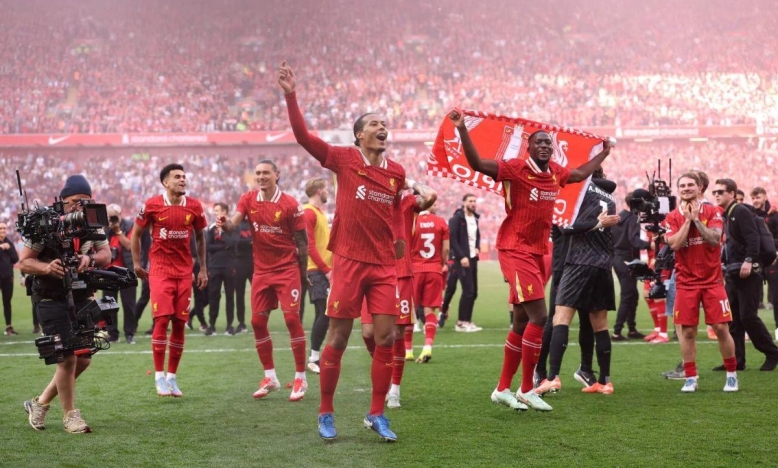 Liverpool nhận thưởng khủng sau chức vô địch EPL 2024/25