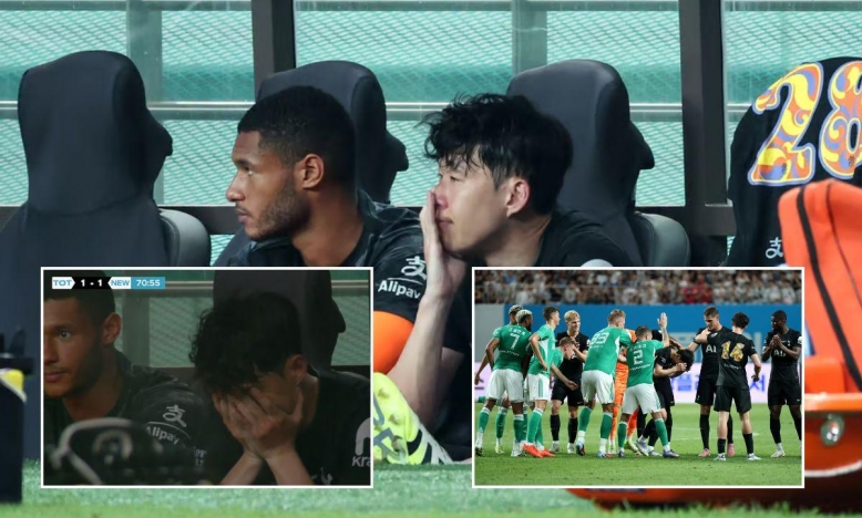 Son Heung-min bật khóc trong trận chia tay Tottenham