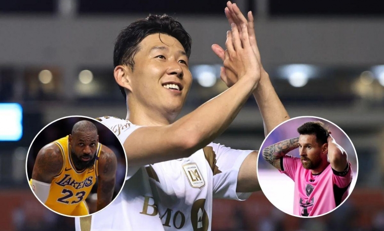 Son Heung-min tạo cơn sốt ở Mỹ, vượt Messi và LeBron James