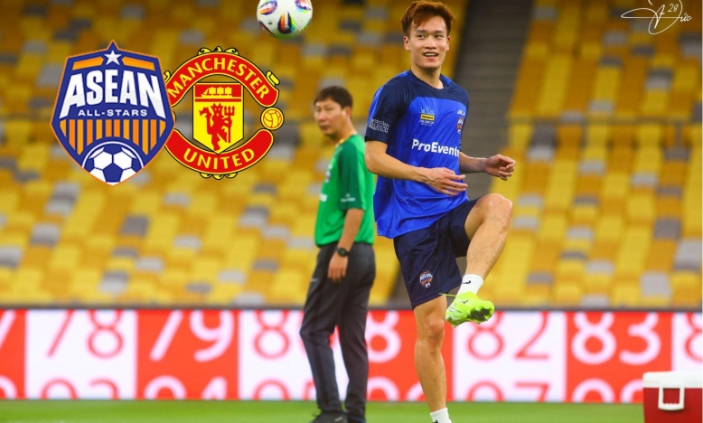 Hoàng Đức đá chính trận ASEAN All-Stars vs MU?