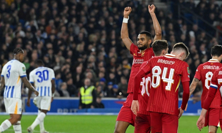 Gakpo tỏa sáng, Liverpool thắng kịch tích Brighton