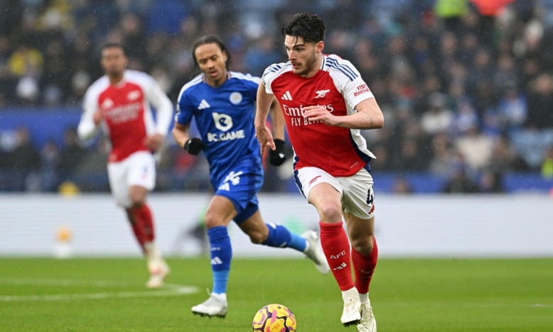 Trực tiếp Arsenal 0-0 Leicester: Áp đảo