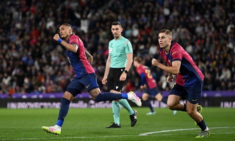 Thắng nhọc Valladolid, Barca tiến gần chức vô địch La Liga