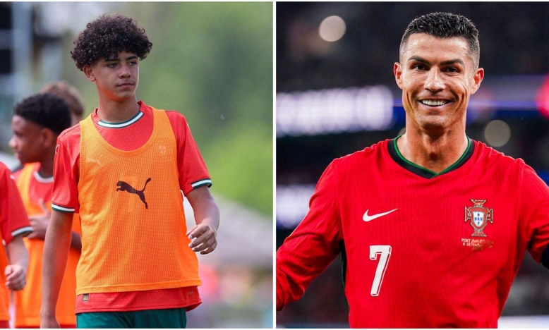 Con trai Ronaldo vào chung kết cùng U15 Bồ Đào Nha