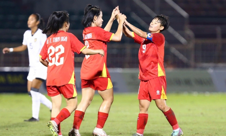 U20 nữ Việt Nam ra quân thuận lợi tại VL châu Á 2026