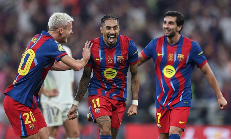 Thắng Real kịch tính, Barca vô địch Siêu cúp Tây Ban Nha