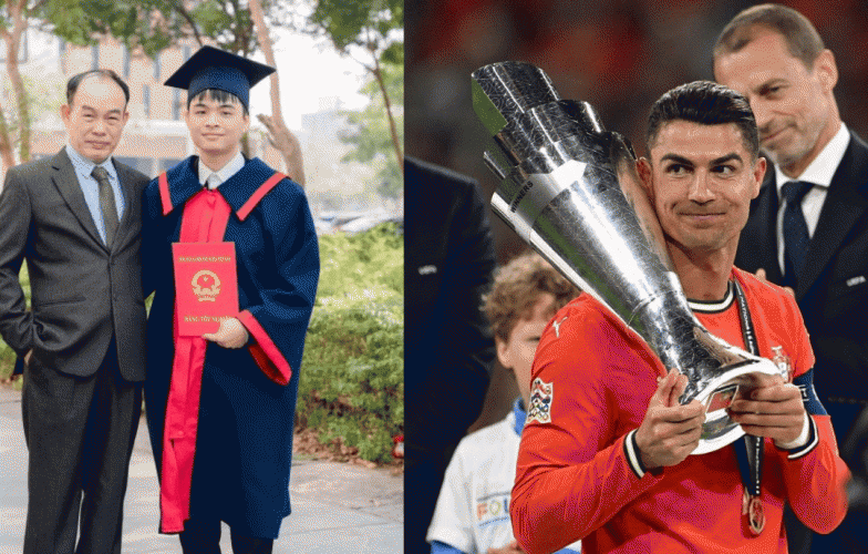 Thủ khoa đại học 2025 là fan của Ronaldo