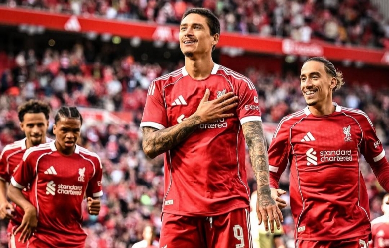 Darwin Nunez bất ngờ trở thành 'vua phá lưới' Liverpool