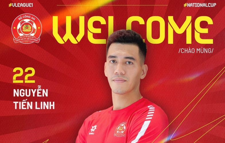 Tiền đạo Tiến Linh ra mắt đội bóng mới
