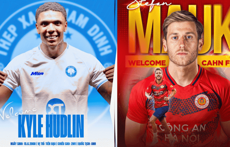 CAHN cùng TX Nam Định sở hữu dàn ngoại binh đắt giá nhất V-League