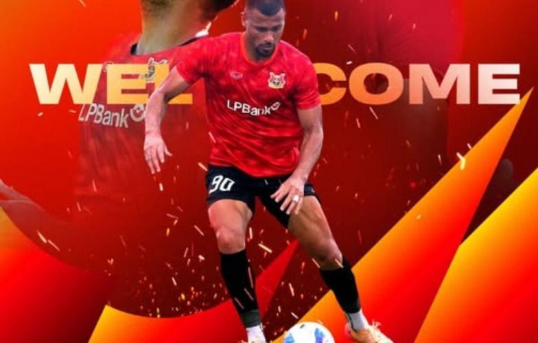 Tiền đạo Brazil từng khoác áo Benfica gia nhập Ninh Bình FC