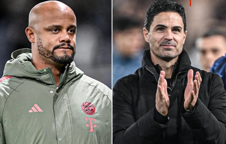 'Huynh đệ tương tàn', Arteta và Kompany đấu trí ở Champions League