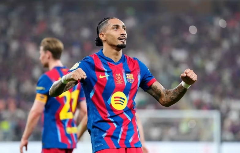 Raphinha bùng nổ, Barcelona hủy diệt Athletic Bilbao