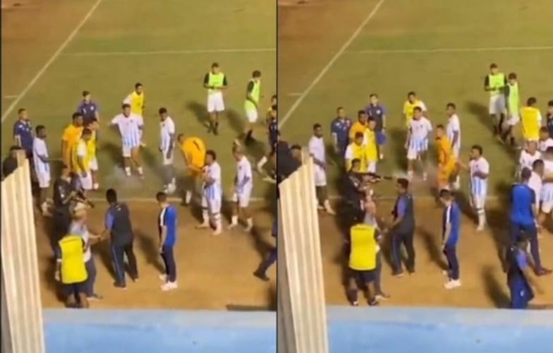 Ẩu đả tại bóng đá Brazil: Cầu thủ bị bắn ngay trên sân
