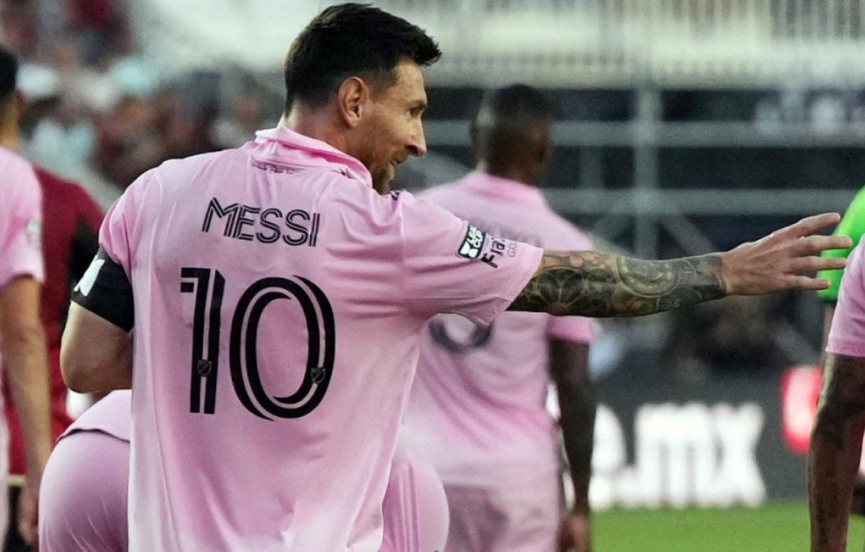 Giải mã hình ảnh Messi ăn mừng bàn thắng tại Inter Miami