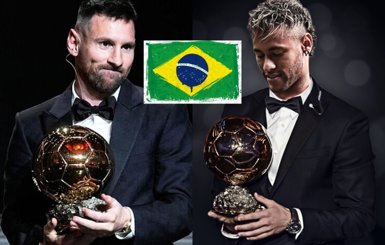 Chạnh lòng Neymar, chủ nhân QBV 2023 Messi được tổng thống Brazil khen hết lời