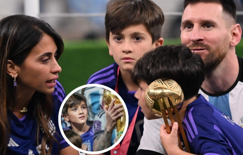 Con trai cả Messi thể hiện 'sức hút' trên sân bóng, các cô nàng chỉ biết đỏ mặt