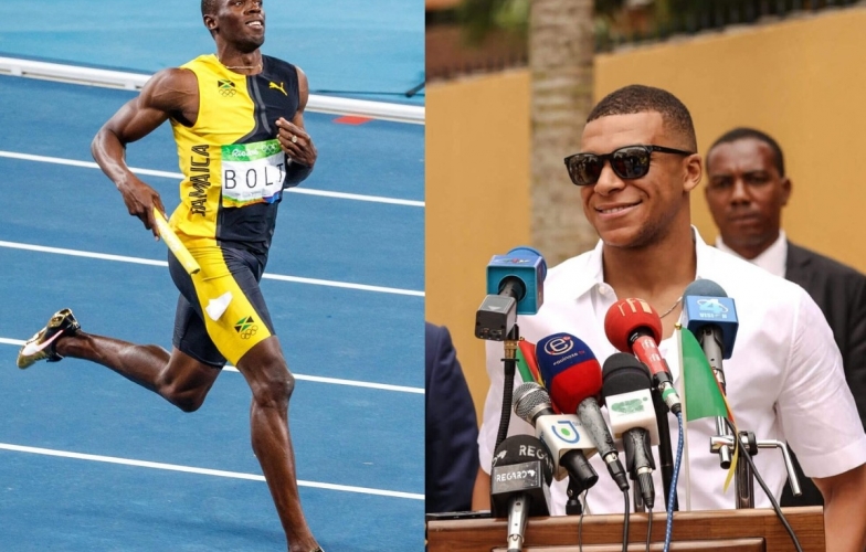 Usain Bolt: 'Các cô gái chạy còn nhanh hơn Mbappe'
