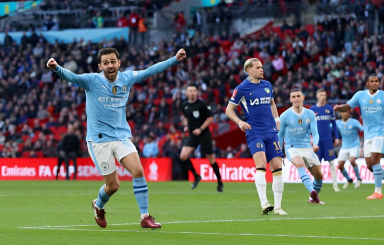 Silva tỏa sáng, Man City loại Chelsea tiến vào chung kết FA Cup