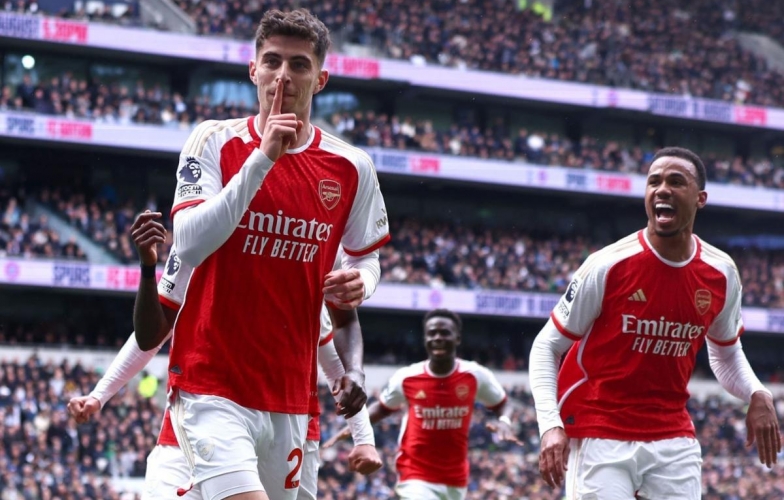 Derby London rực lửa, Arsenal đánh bại Tottenham tiếp tục cuộc đua vô địch NHA