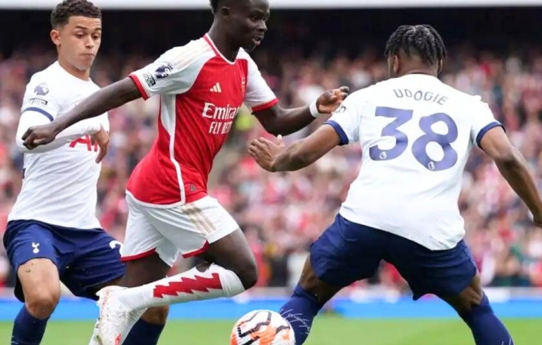 Trực tiếp Arsenal 1-0 Tottenham: Pháo thủ vượt lên