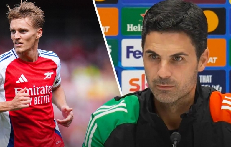 Arteta báo hung tin về Odeegard: 'Rất nghiêm trọng'