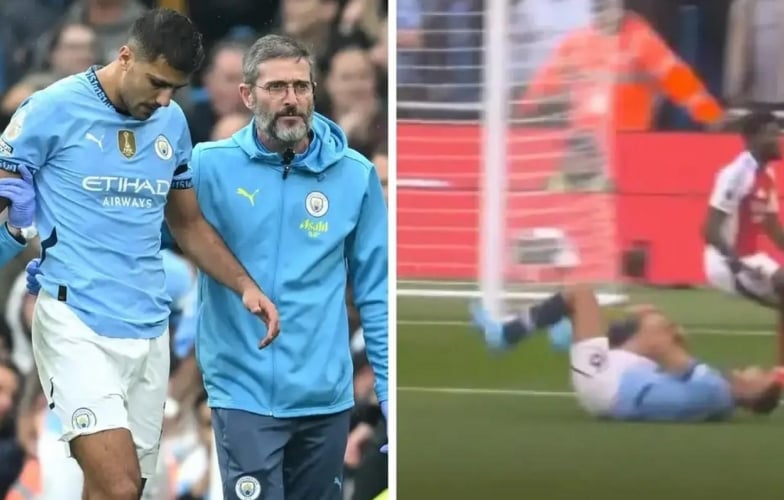 Rodri chấn thương nặng, Man City lo sốt vó