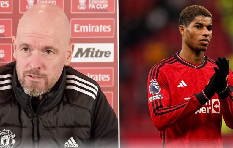 Ten Hag bị chỉ trích vì 'đối xử tệ' với Rashford