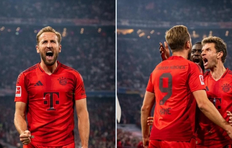 Harry Kane lập hat-trick, Bayern Munich nối dài mạch thắng