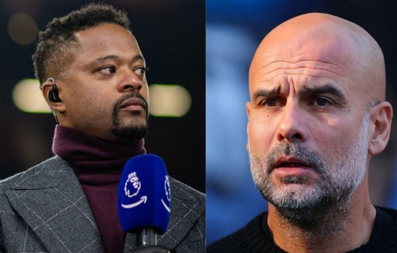 Patrice Evra: 'Pep đang biến bóng đá thành trò chơi của robot'