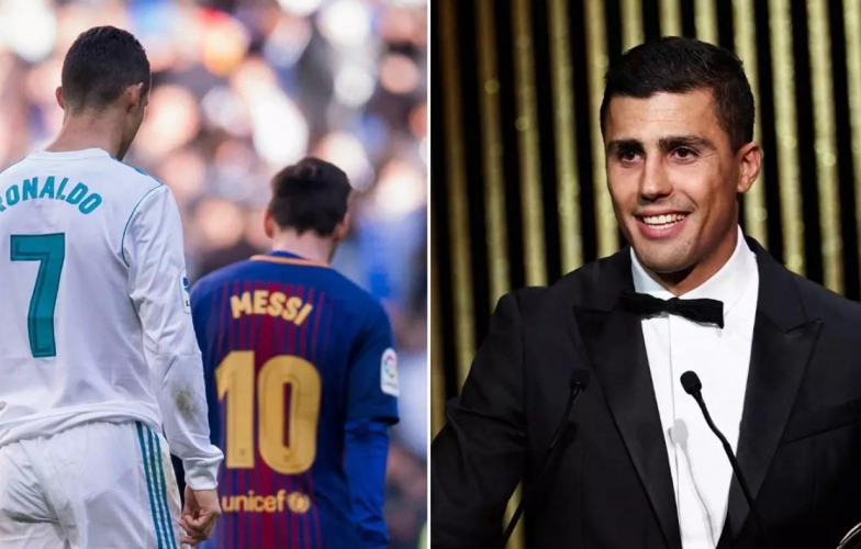 Rodri: 'Ronaldo giỏi nhưng Messi là người vĩ đại nhất lịch sử'