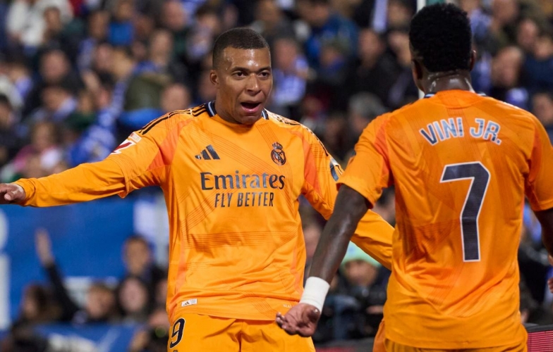 Real Madrid thắng dễ Leganes: Mbappe và Bellingham tỏa sáng