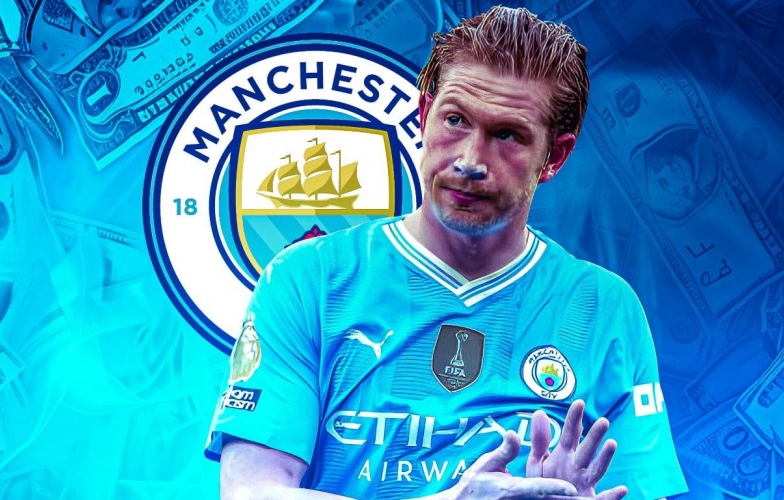 Man City trao đặc ân cho De Bruyne