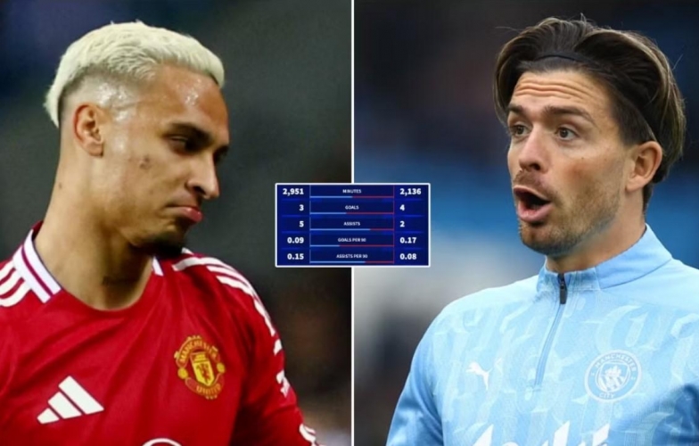 Jack Grealish vs Antony: Ai mới thực sự là thảm họa của thành Manchester?