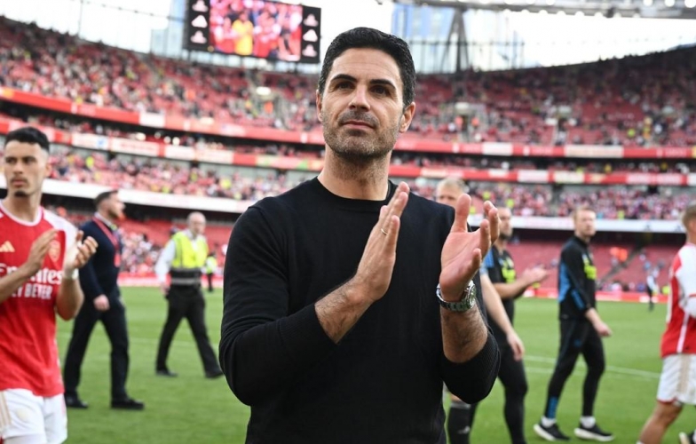 Arteta: 'Arsenal hài lòng với vị trí thứ 2...'