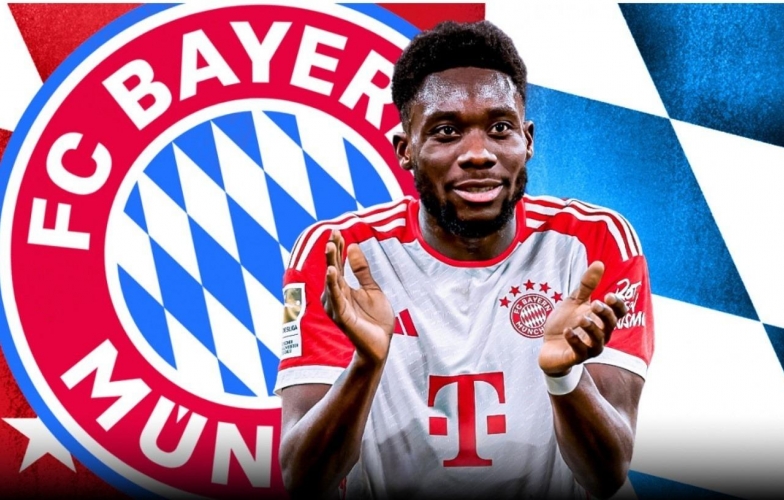 Bayern Munich thành công 'trói chân' Alphonso Davies với mức lương khổng lồ